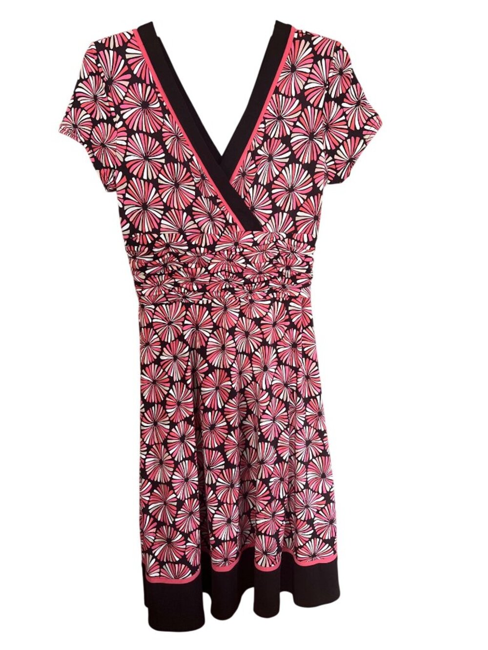 Lot Of 4 Womens Dresses Size 12 Evan Picone Max Studio Floral & Abstract Prints - Picture 6 of 13